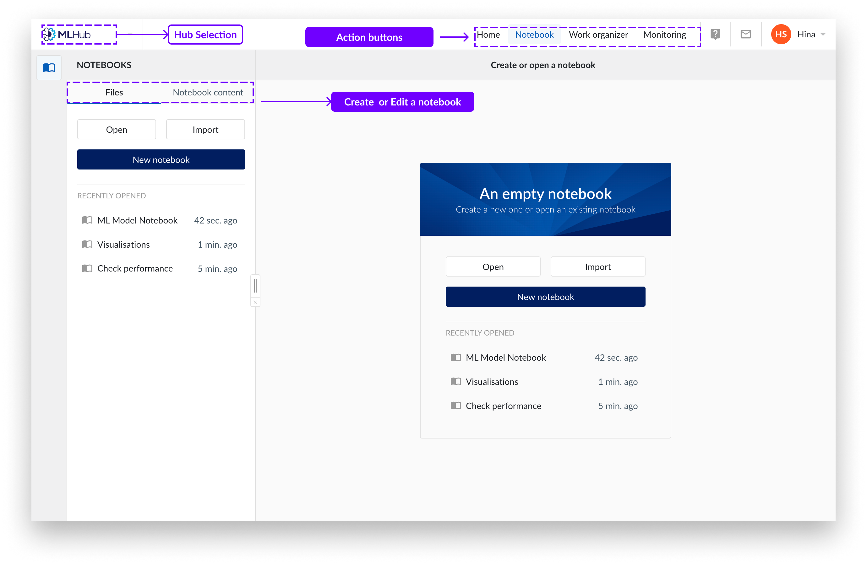 Machine Learning Hub y Notebooks